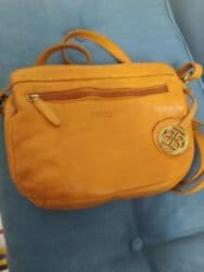 сумка клатч б у: Шикарная сумочка кроссбоди,отличная мягкая кожа, цвет коньякразмер — 20