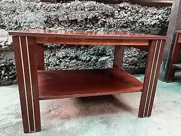 маленький журнальный столик: Журнальный стол из массива/шпон дерева в классическом стиле. - — 2