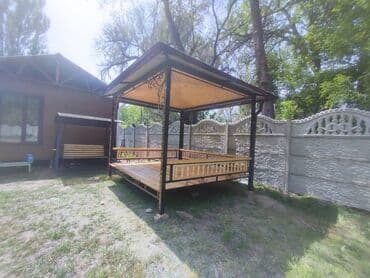 садовые беседки: Тапчан 3 x 3 x 3 м, Металл — 25