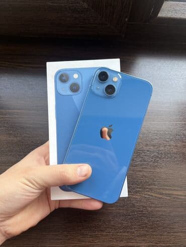 удалю icloud с айфона: IPhone 13, Б/у, 128 ГБ, Синий, Чехол, Коробка, 86 % — 1