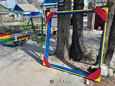 Оюн комплекстери: Детский турник качеля балансир домик беседка качалка — 7