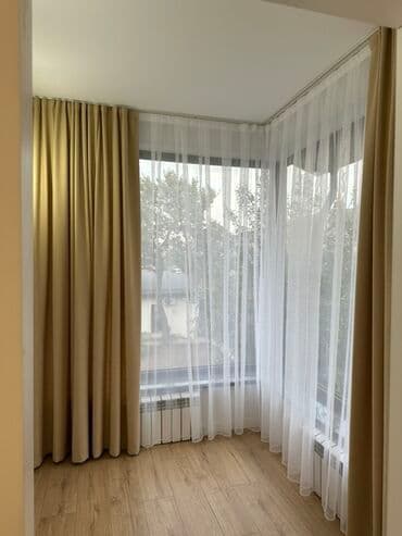 кухонный шторы: Комплект штор, С тюлем в комплекте, Изготовление на заказ, Для спальни — 3