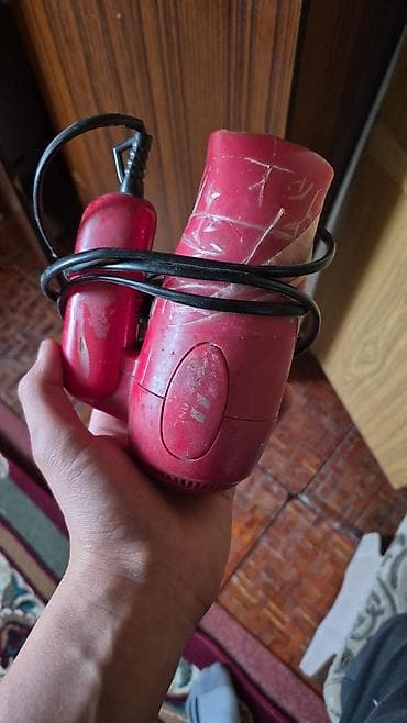 наушники с костной проводимостью бишкек: Фен компактный складной, красный. Особенности: - складная ручка — — 1