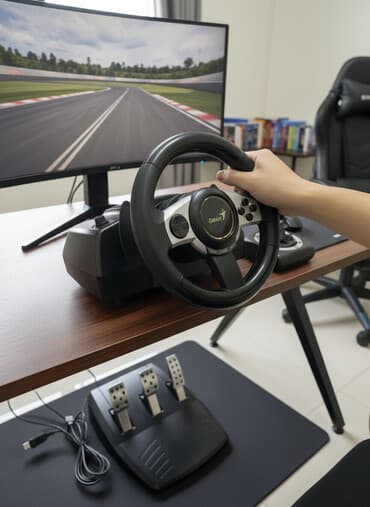 руль педаль: Trio Racer F1 можно использовать для игр на персональном компьютере — 1