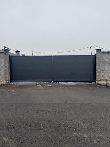 Ворота и роллетные системы под ключ - Изготовление и монтаж откатных at lalafo.kg Ворота и роллетные системы под ключ - Изготовление и монтаж откатных