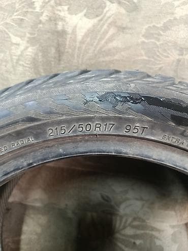 Шины: Шины 215 / 50 / R 17, Всесезонная, Б/у, Комплект, Легковые, Япония, Yokohama — 1