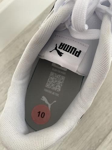 Мужские кроссовки, 42.5, Puma, Новый, цвет - Белый, Самовывоз