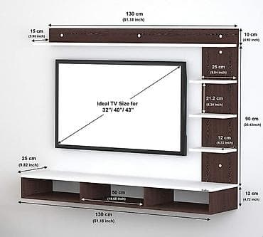 tcl 85: Тумба и подставка для телевизора, Подвесная, ЛДСП, Платная доставка — 2