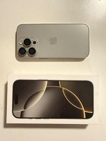 apple iphone 14 pro: IPhone 16 Pro, Б/у, 256 ГБ, Natural Titanium, Коробка, 97 % — 6