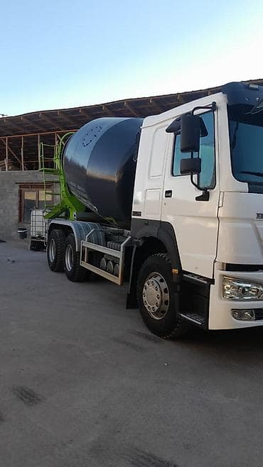 цпес одежда: Автобетоносмеситель (миксер) на шасси тягача 6x4. - Компоновка — 1