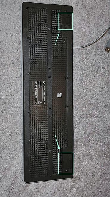 red square keyrox: Клавиатура, Мембрандык, Зымдуу туташтыруу, Өлчөмү: 100% — 5