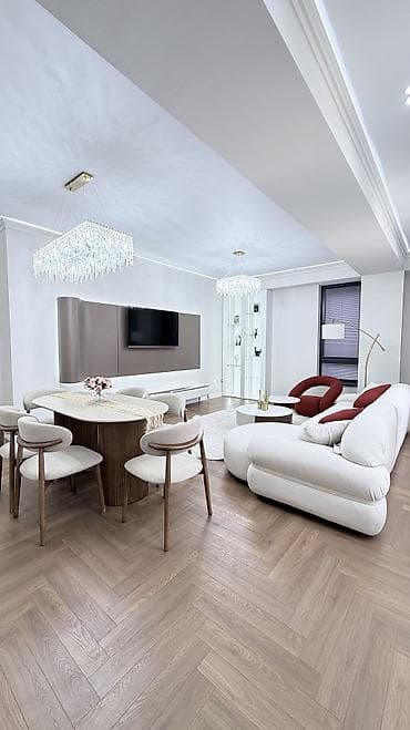 ts group: 3 комнаты, 104 м², Асанбай мкр Элитка, 9 этаж, Свежий ремонт — 3