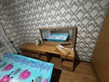 бу мебель бишкек: Спальный гарнитур, Двуспальная кровать, ДСП, цвет - Коричневый — 3