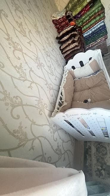 детские бортики на кровать: Детская кроватка-трансформер из массива (цвет белый) - Классическая — 3