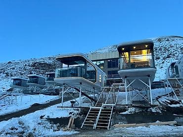 аренда гостевого дома: 🏔✨ Модульный дом-капсула 38м2 в Горнолыжке Каракола📍 🔥 Готовый — 5