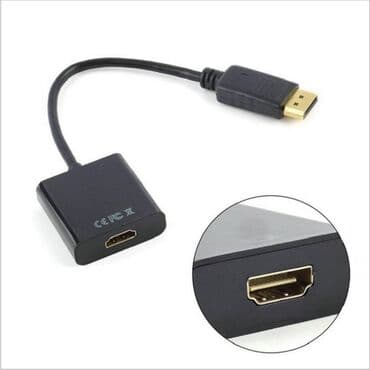 display port кабель бишкек: Адаптер / переходник DP (male) - HDMI (female) Black — 1