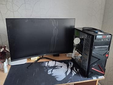 surface go 2: Системный блок в игровом стиле. Монитор разбита матрица .Виндоус есть — 1