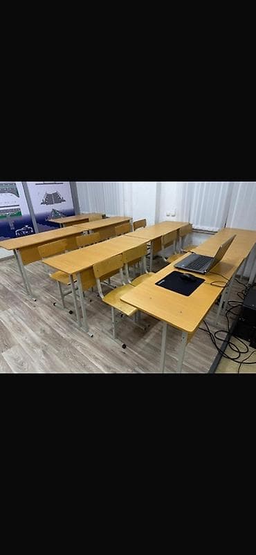 парты школьные купить: Учебная парта на 2 места с цельносварным металлическим каркасом. - — 3