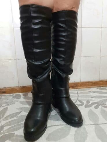 обувь для дома: Стильные сапоги. Еврозима. На ноге смотрятся шикарно — 2