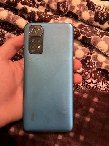 Redmi, Redmi Note 11, Б/у, 128 ГБ, цвет - Голубой
