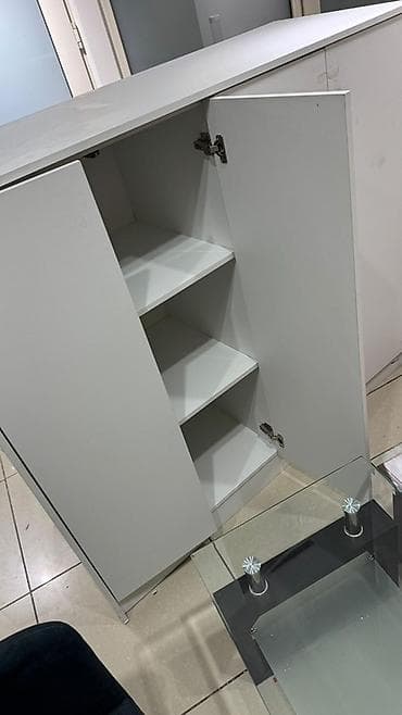 Офисные шкафы: Офисный шкаф, цвет - Белый, ЛДСП — 3