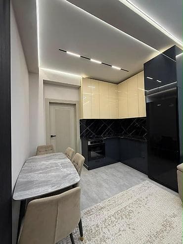 1: 1 комната, 50 м², Асанбай мкр Элитка, 9 этаж, Дизайнерский ремонт — 4