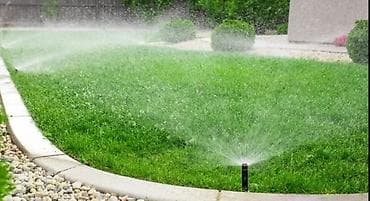 Автоматический полив газона и настройка, капельный полив, обрезка