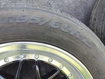 Колеса в сборе 195 / 60 / R 15, Лето, Б/у, Комплект, Легковые, Литые, отверстий - 4 — 4