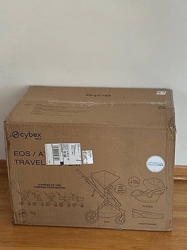 машина детский бу: Коляска, Cybex, цвет - Черный, Новый — 5