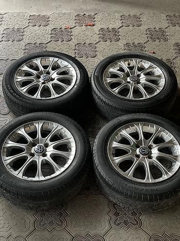 4100: Литые Диски R 15 Volkswagen, Комплект, отверстий - 4, Б/у — 2