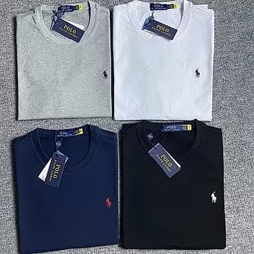 tech flece: Мужские футболки Polo Ralph Lauren - Классический крой с круглым — 1