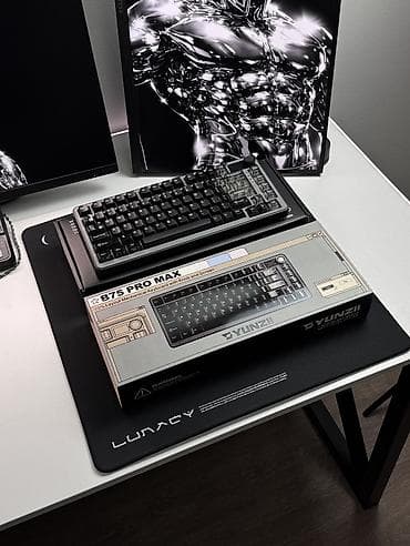 pro m1: Клавиатура, Yunzii, Механическая, Bluetooth, Проводное подключение, Размер: 75% — 5