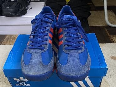 личный: Мужские кроссовки, 42.5, 43, Adidas Originals, Б/у, цвет - Синий, Самовывоз — 1