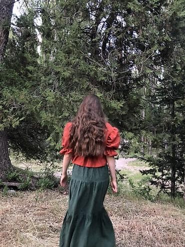 s размер мужской одежды: Юбка, Макси, Лен — 1