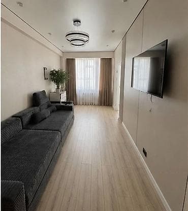 2 комнаты, 56 м², Кок-Жар ж/м 7 этаж, Евроремонт