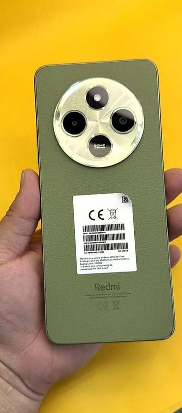 Уюлдук телефондор жана аксессуарлар: Redmi, Redmi 14C, Колдонулган, 128 ГБ, түсү - Жашыл, 2 SIM — 1