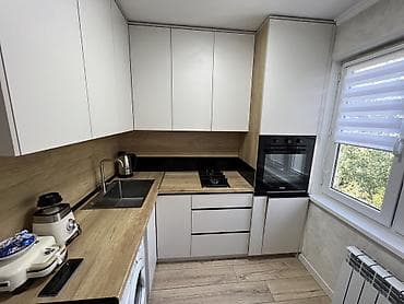 osh flat: 3 комнаты, 65 м², 6 мкр 104 серия, 4 этаж, Евроремонт — 10