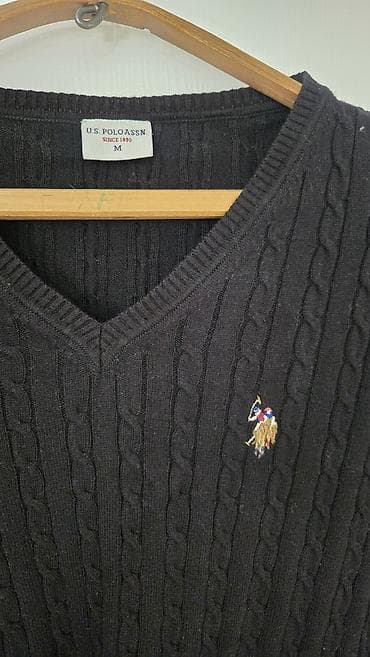 Шымдар: Эркектердин свитери, M, Us Polo Assn, Колдонулган, түсү - Кара — 3