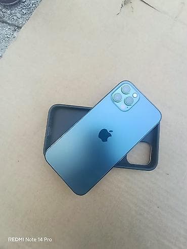 IPhone 12 Pro, Б/у, 128 ГБ, Синий, Защитное стекло, Чехол, Кабель, 90 % at lalafo.kg IPhone 12 Pro, Б/у, 128 ГБ, Синий, Защитное стекло, Чехол, Кабель, 90 %