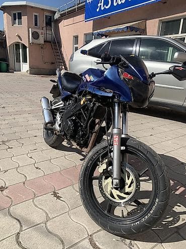 мотоциклы пидбайк: Спортивный мотоцикл Racer RC300CS Skyway (стайлинг RR), синий цвет — 4