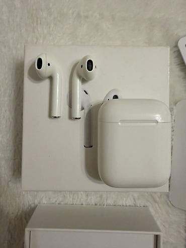 bluetooth speaker: Беспроводные вкладыши наушники, Apple, Airpods 2, Б/у — 6