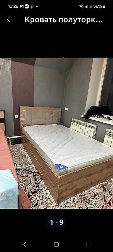 пол для дома: Продаю односпальную кровать с матрасом. Пользовались очень — 4