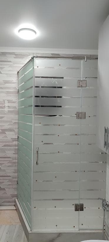 дверной добор: Раздвижная душевая перегородка из закалённого стекла - Конструкция — 5