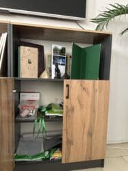 фотографии офисной мебели: Комплект офисной мебели, Диван, Металл, цвет - Черный — 15