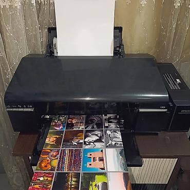 принтер 6030: Epson L805 6 цветов Wi-Fi печать с телефона Напечатано 11 000страниц — 2