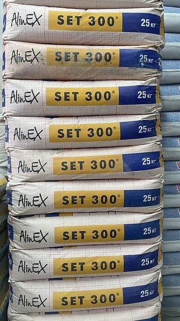 Плиточный клей: Клей цементный для керамической плитки AlinEX SET 300 - Назначение — 2