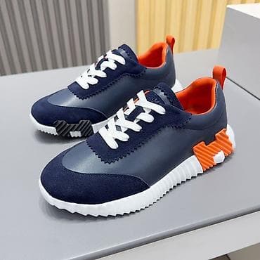 обувь хумто бишкек: Кроссовки унисекс, стильные и легкие. - Цвет: темно-синий верх, белые — 1