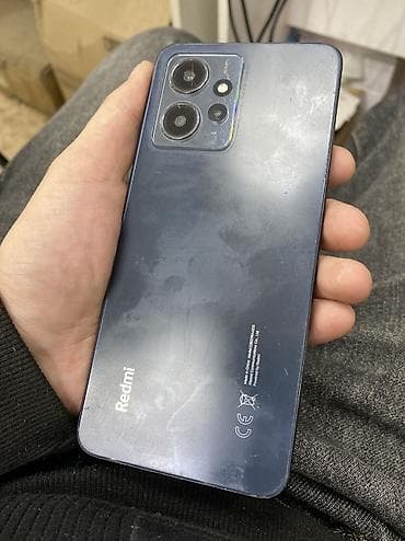 ноуты: Redmi, Redmi Note 12, Б/у, 128 ГБ, цвет - Синий, 2 SIM — 2