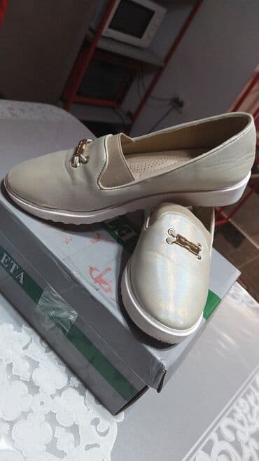 женская обувь больших размеров из германии: Мужские туфли, 38, Новый, цвет - Бежевый, Самовывоз — 2