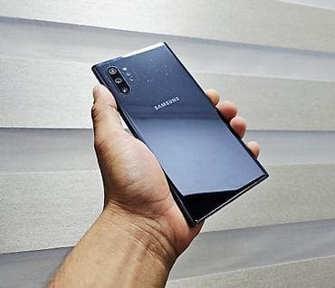 Техника жана электроника: Samsung Note 10 Plus, Колдонулган, 256 ГБ, түсү - Кара, 1 SIM — 8
